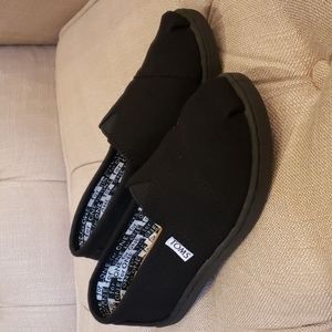Y3 TOMS canvas slip on shoes